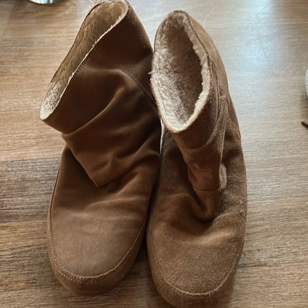 Suede ankle boots